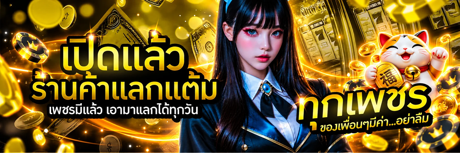 ระบบแลกแต้มและรางวัล UFAXSPIN พร้อมมาสคอตนำโชค